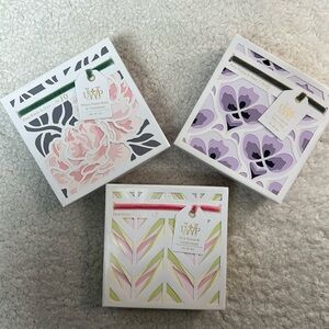 UWP Up with Paper Artisan Crafted LUXE Fine Soap w/ Shea Butter Boxed Soap Trio